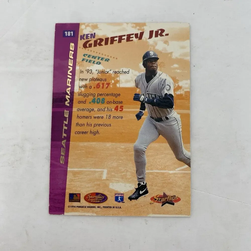 Ken Griffey Jr 1994 Hologram Card + Wheaties All Star Baseball Sealed